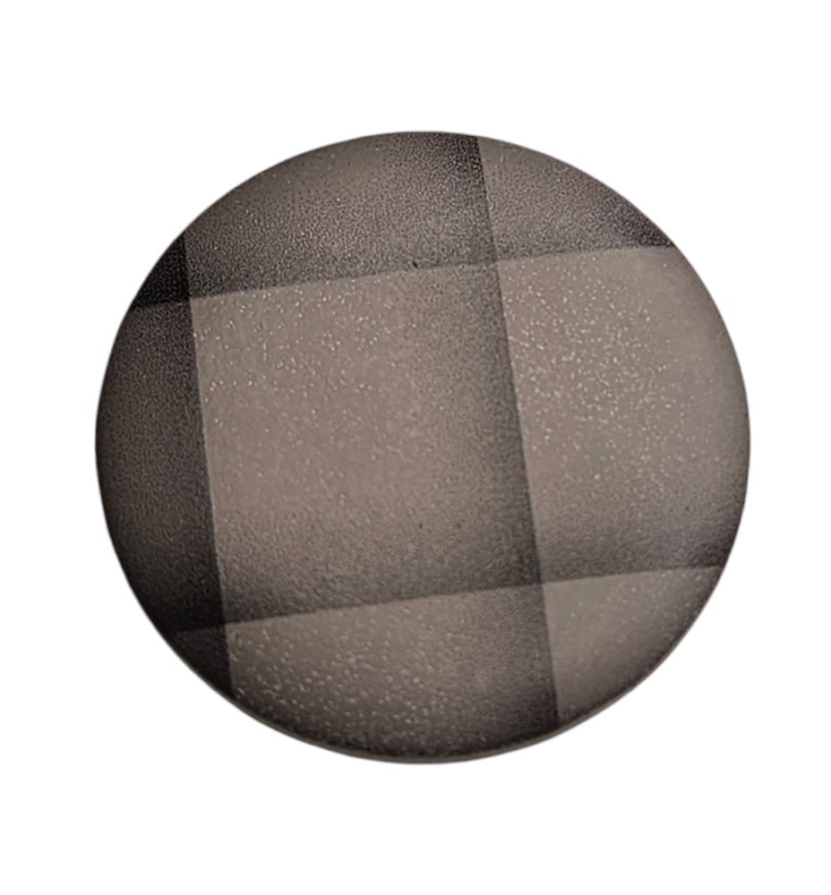 Knapp m/øyefeste 28mm, Grå - Bilde 1