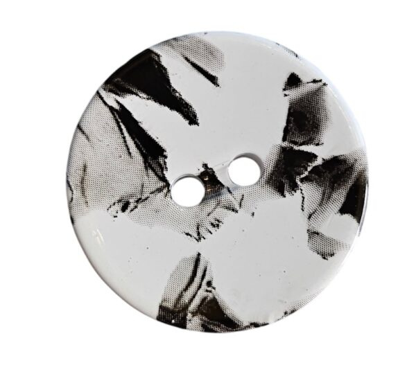 Knapp 2 hulls 20mm Hvit