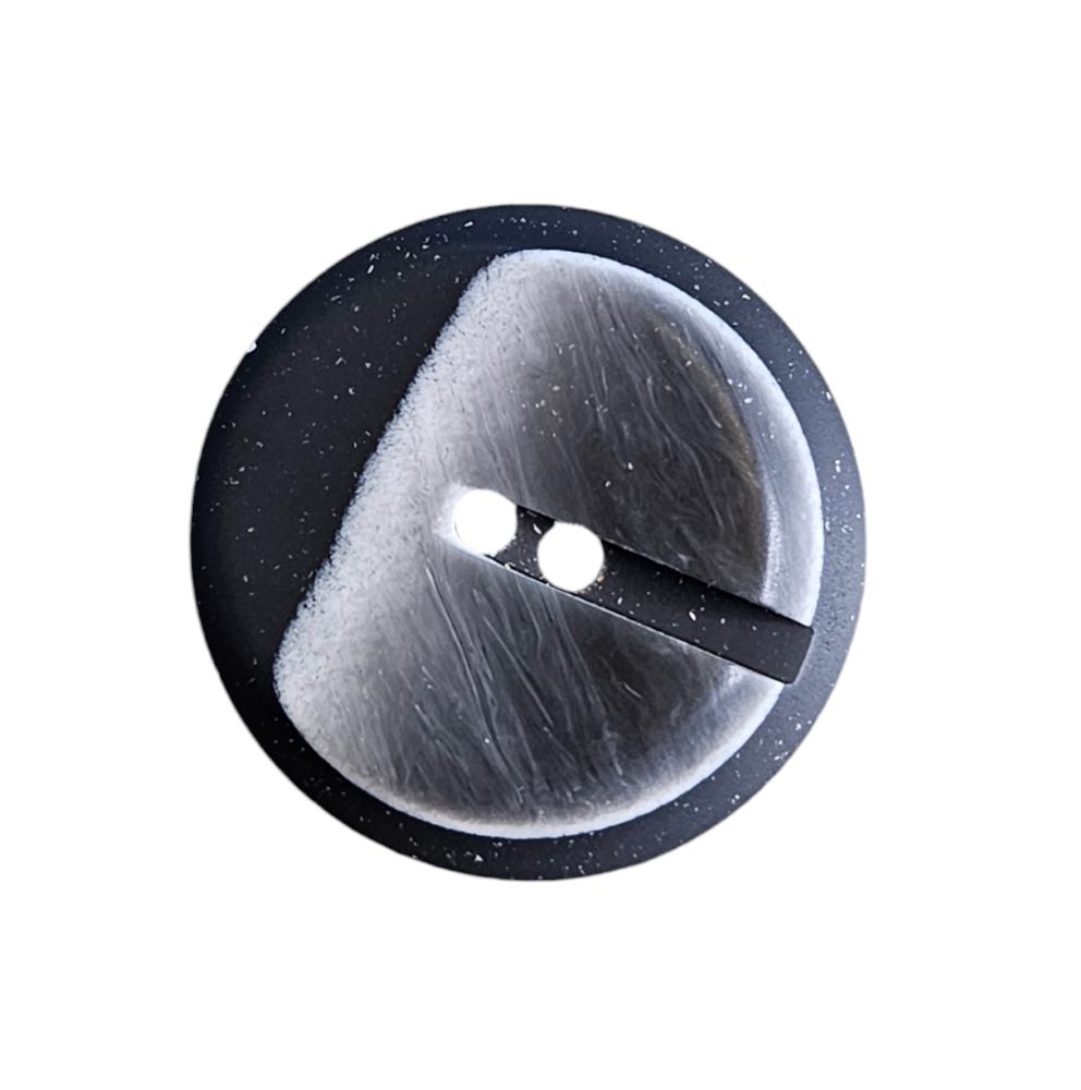 Knapp 2 hulls 23mm Grå - Bilde 1