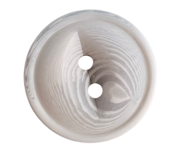 Knapp 2 hulls 18mm Lys Grå