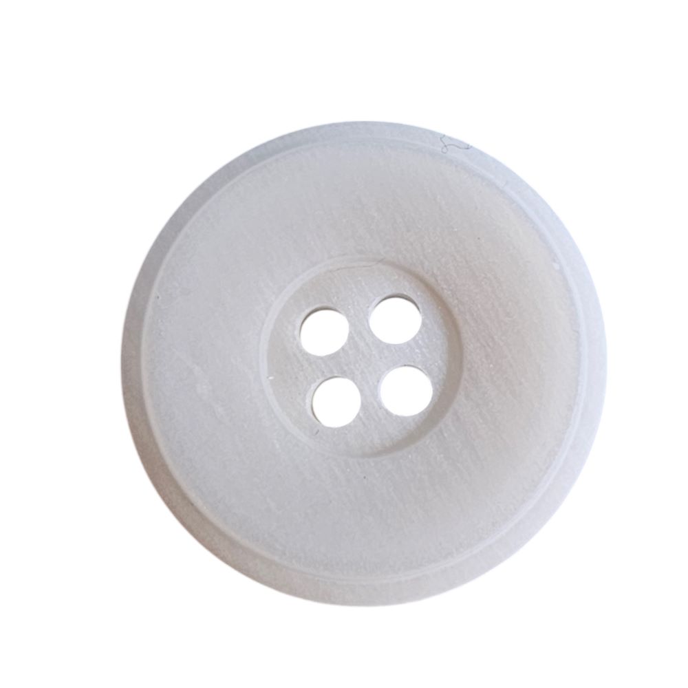 Knapp,4 hulls 18mm, Hvit - Bilde 1