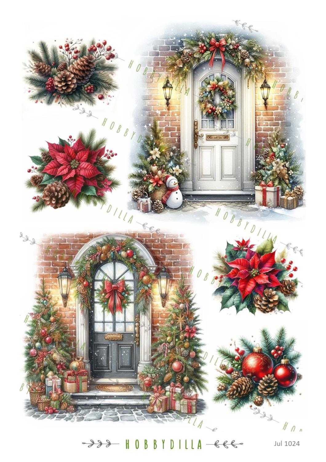 Rispapir A4 Jul 1024 Store dører - Bilde 1