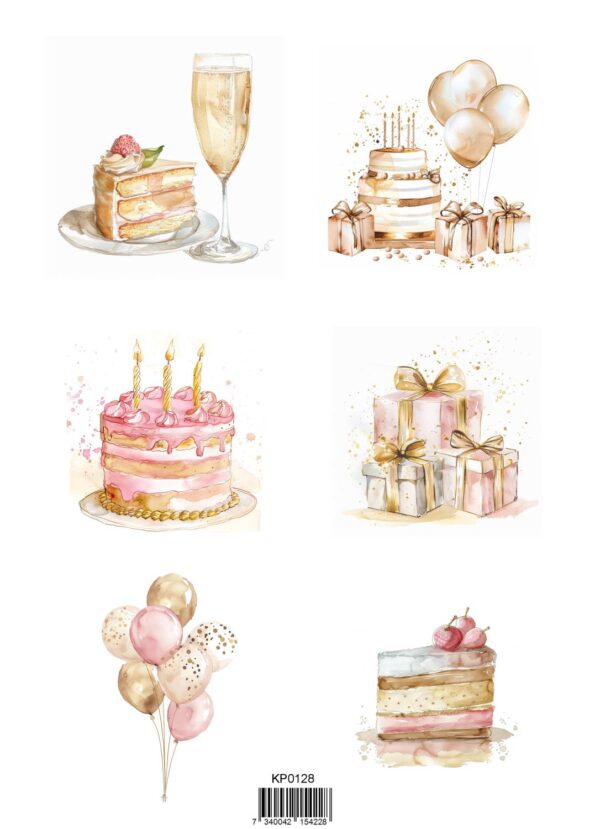 Reprint - Congrats 1, A4 klippeark