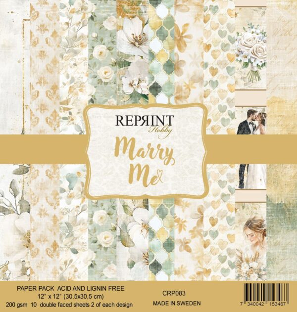 Reprint - Marry Me Collection 12x12 Blokk