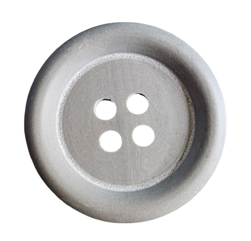 Knapp 4 hulls 23mm Grå - Bilde 1
