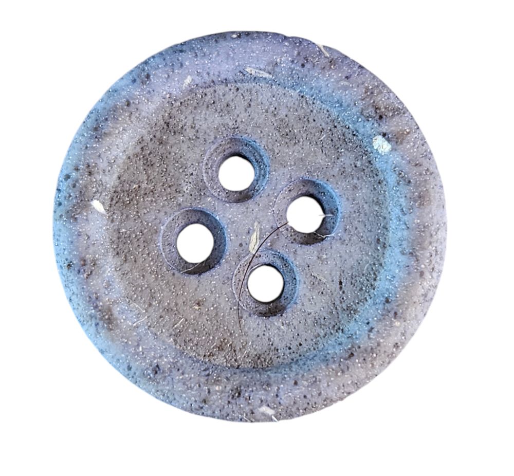 Knapp 4hulls 18mm, Grå - Bilde 1