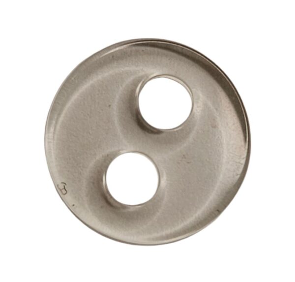 Knapp, 2 hulls 12mm, Transparent