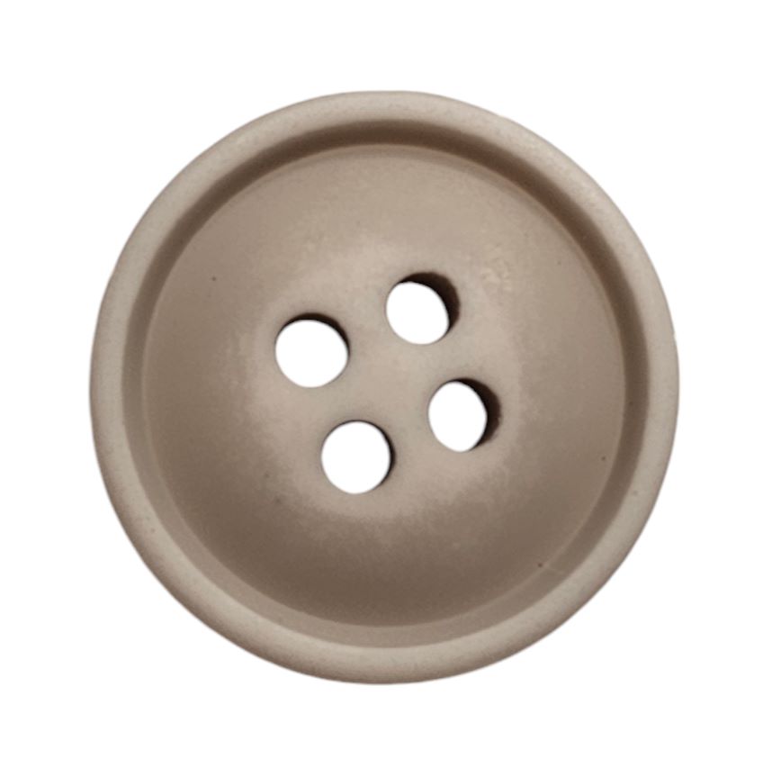 Knapp, 2 hulls 15mm Grå - Bilde 1
