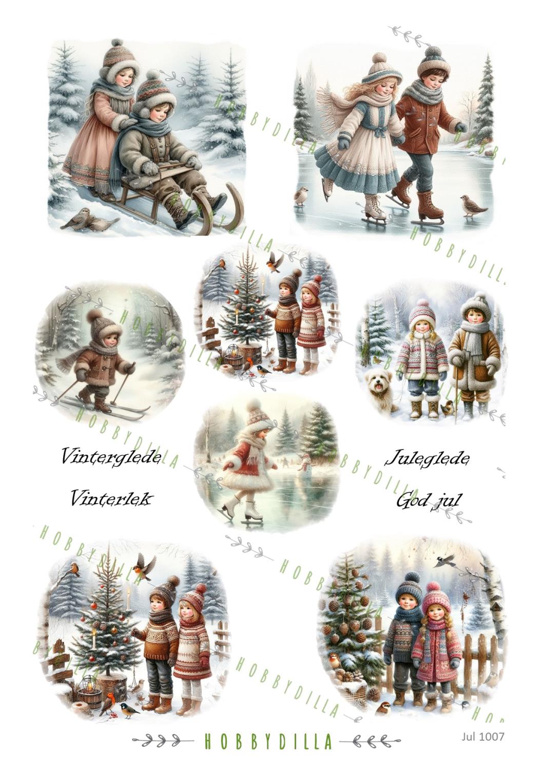 Motivark Jul 1007 Vinterbarn - Bilde 1