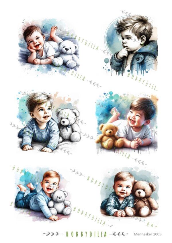 14376_image_614871c4e22f7a12.jpg Rispapir A4 Barn 1005 Baby gutter