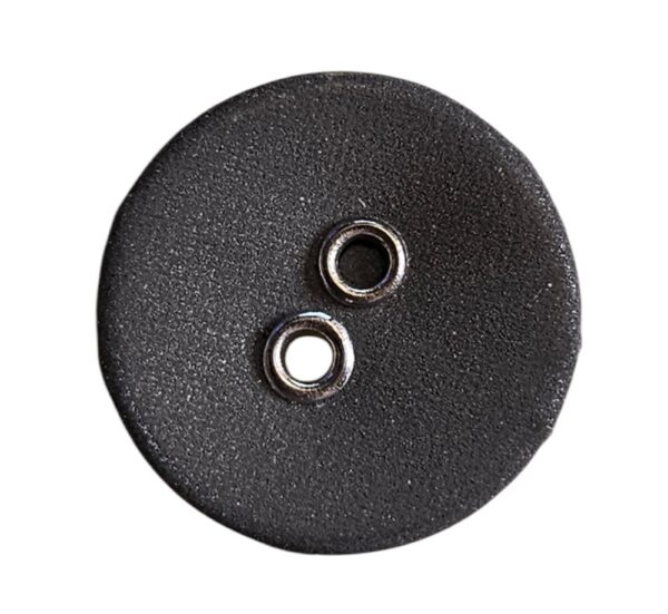 Knapp 2 hulls 18mm Refleksknapp Grå