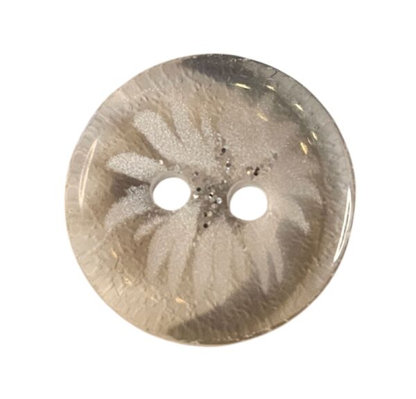 Knapp, 2 hulls 13mm, Transparent