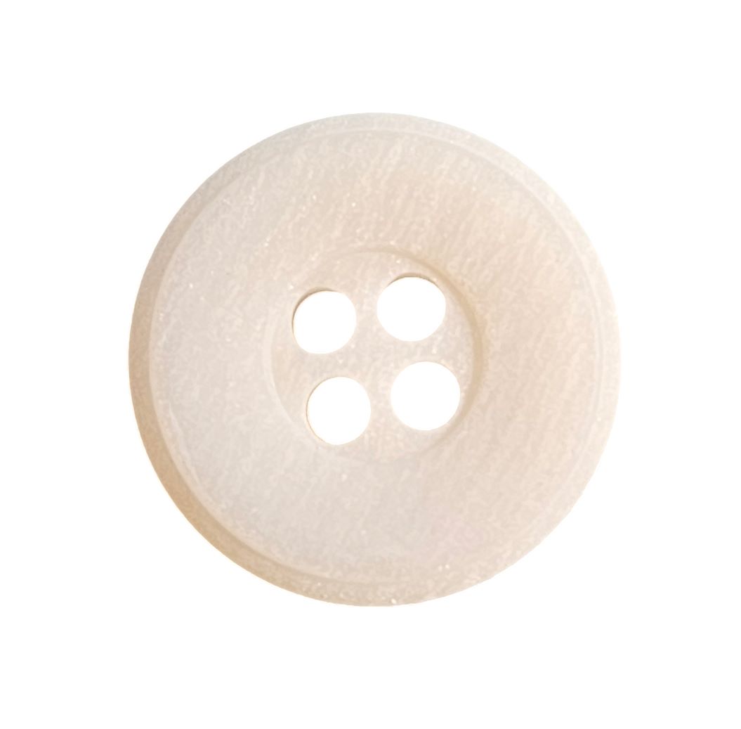 Knapp,4 hulls 15mm, Hvit - Bilde 1
