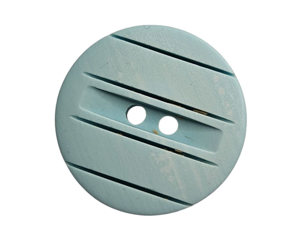 Knapp, 2 hulls 15mm, Lys blå - Bilde 1