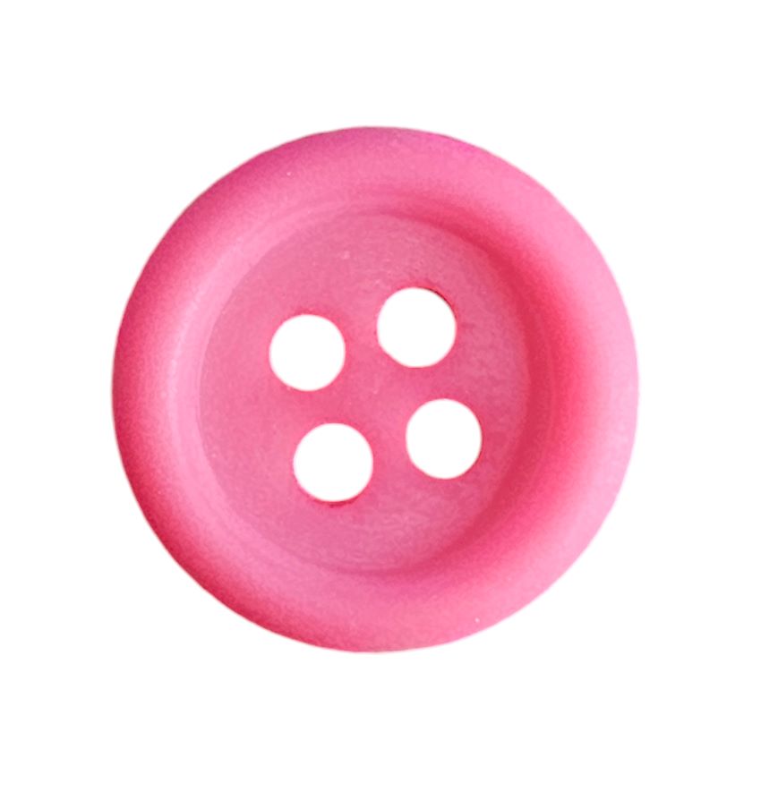 Knapp  4 hulls, 13mm Rosa - Bilde 1