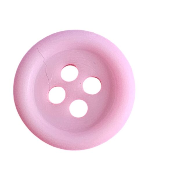 Knapp  4 hulls, 11mm Rosa