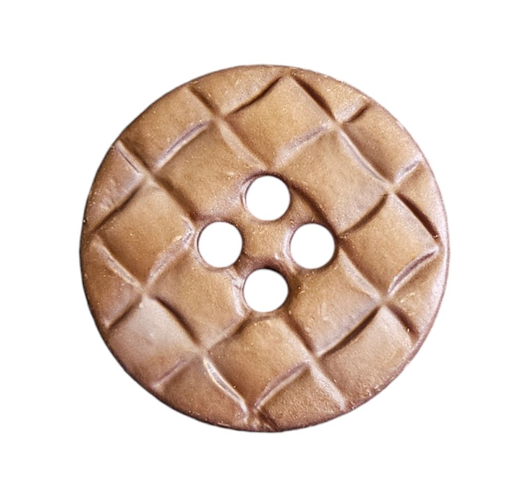 Knapp 4 hulls 30mm Grå - Bilde 1