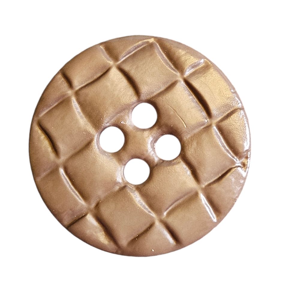 Knapp 4 hulls 45mm Grå - Bilde 1