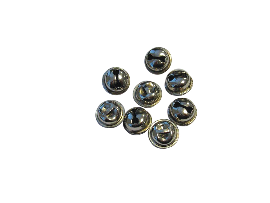 Dombjeller Sølv – 13mm – 12stk - Bilde 1