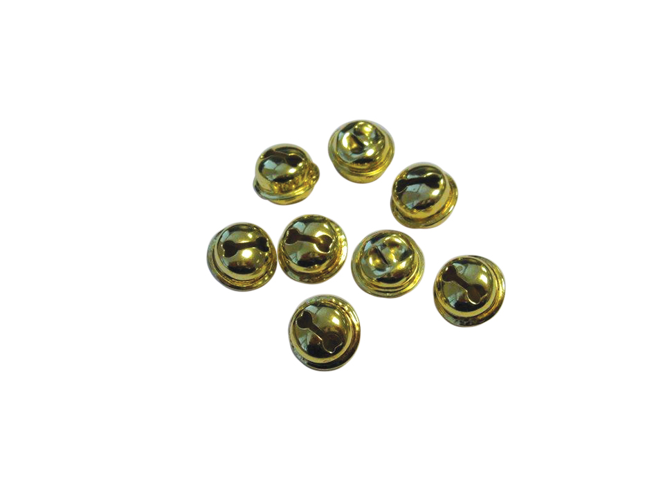 Dombjeller Gull – 10mm – 16stk - Bilde 1