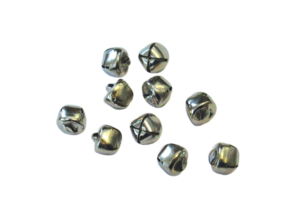 Bjeller Sølv – 15mm – 8stk - Bilde 1