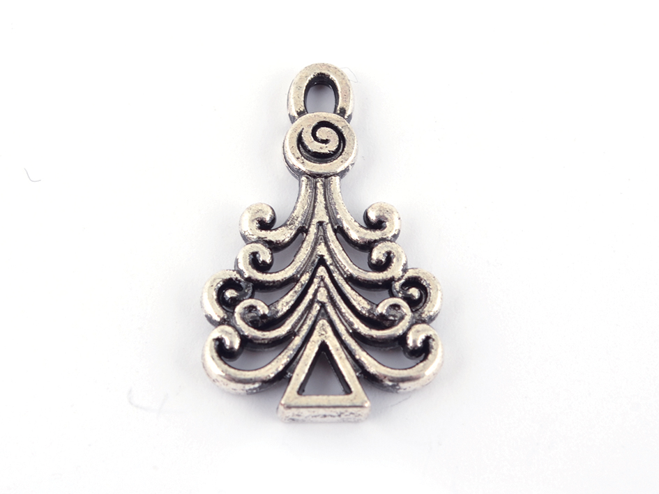 Charms 10 stk – Juletre - Bilde 1