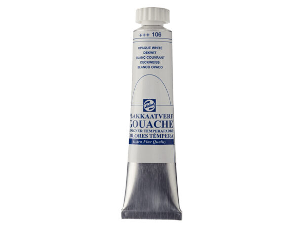Talens Designer Gouache 20ml – 106 Opaque white extra