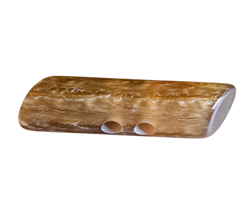 Knapp 2 hulls Duffelcoat 48mm Gylden - Bilde 1