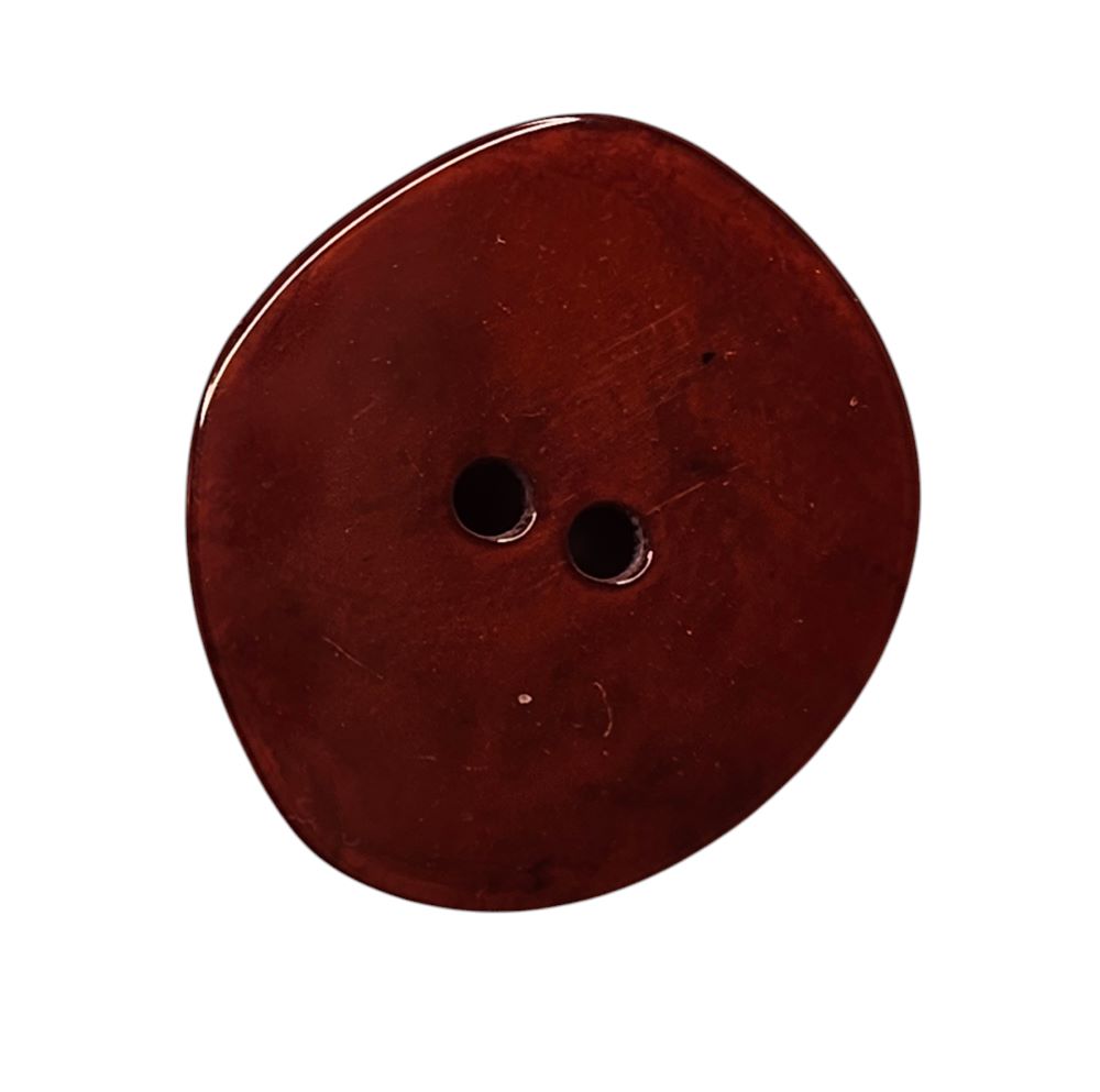 Knapp 2 hulls 30mm Rødbrun - Bilde 1
