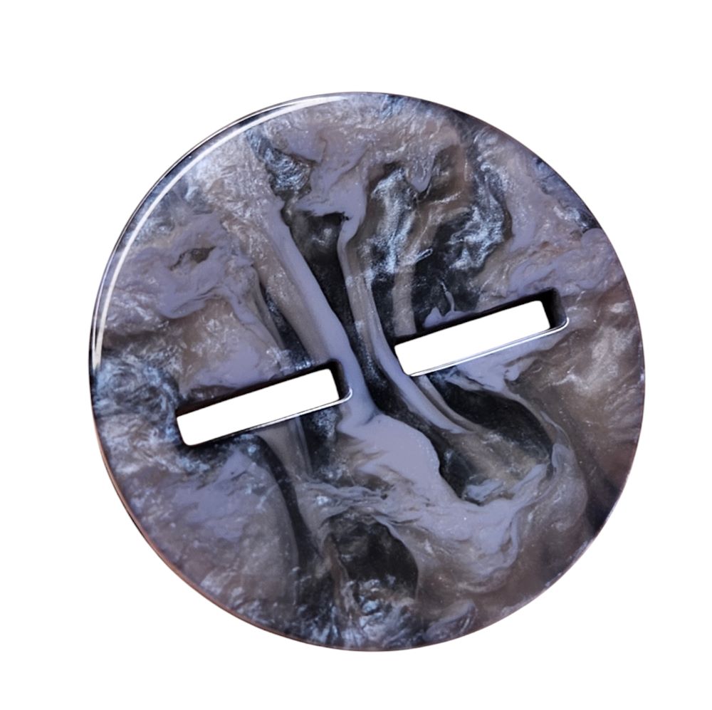 Knapp 2 hulls 25mm Lyseblå - Bilde 1