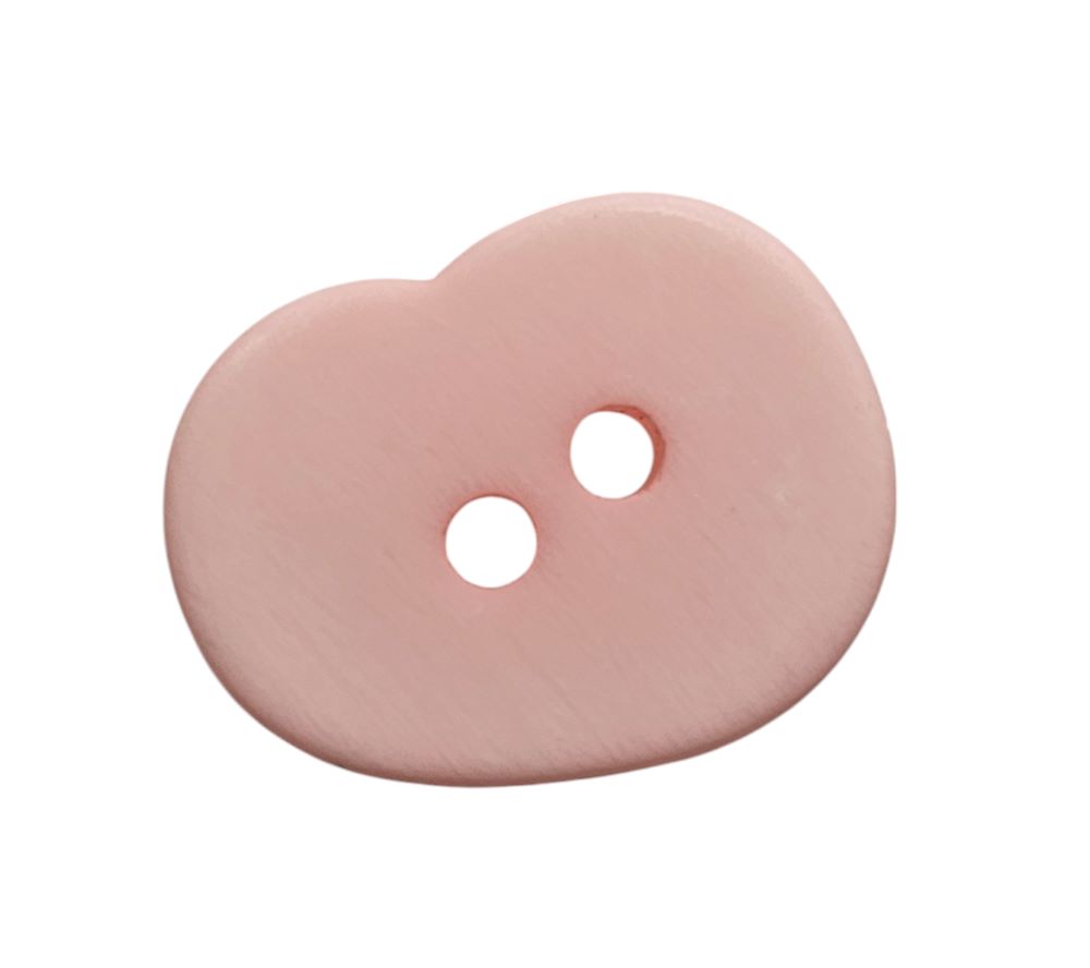 Knapp 2 hulls 18mm Lys Rosa - Bilde 1