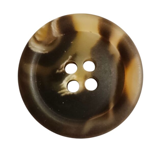 Knapp, 4 hulls 23mm, Brun