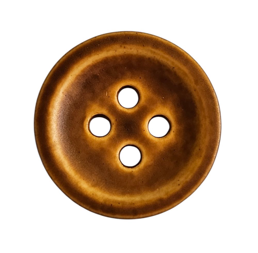 Knapp, 4 hulls, 23mm Cognac - Bilde 1