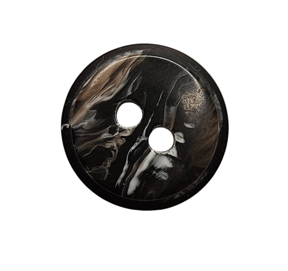 Knapp, 2 hulls, 15mm Brun - Bilde 1