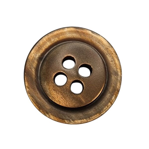 Knapp 4 hulls 18mm, Brun