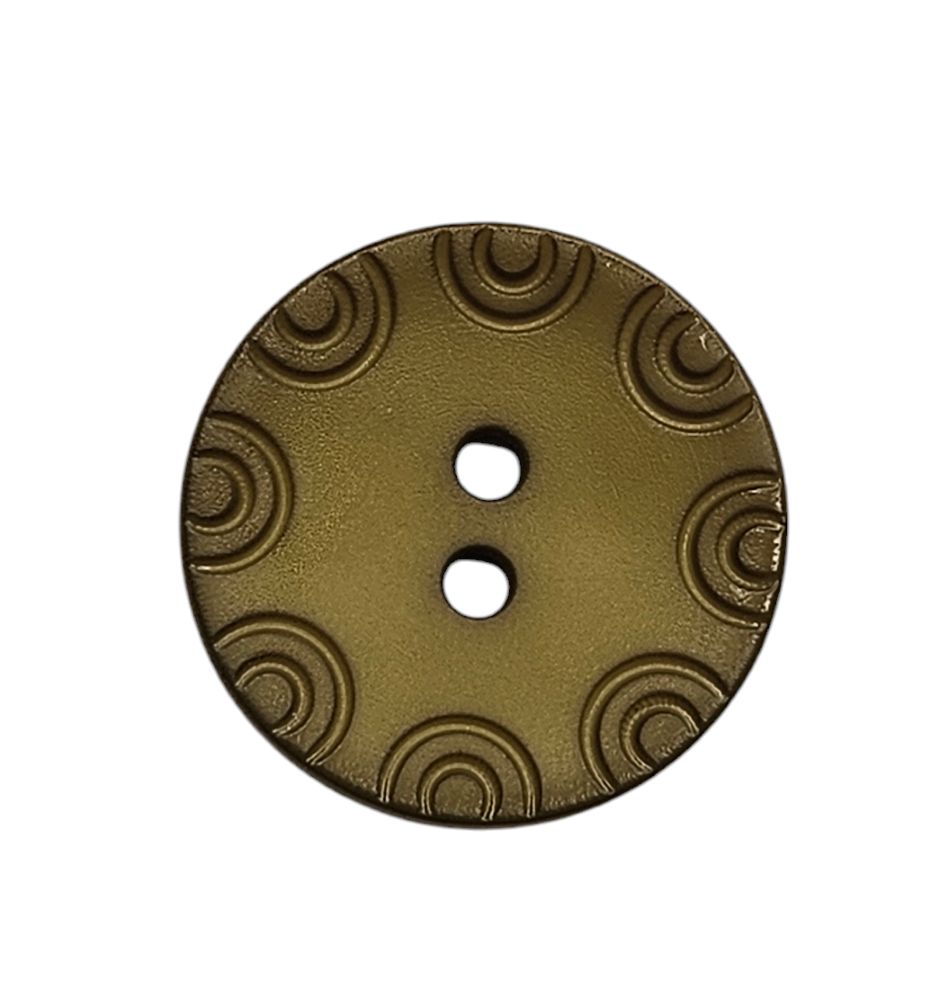 Knapp 2 hulls 18mm, Grønn - Bilde 1