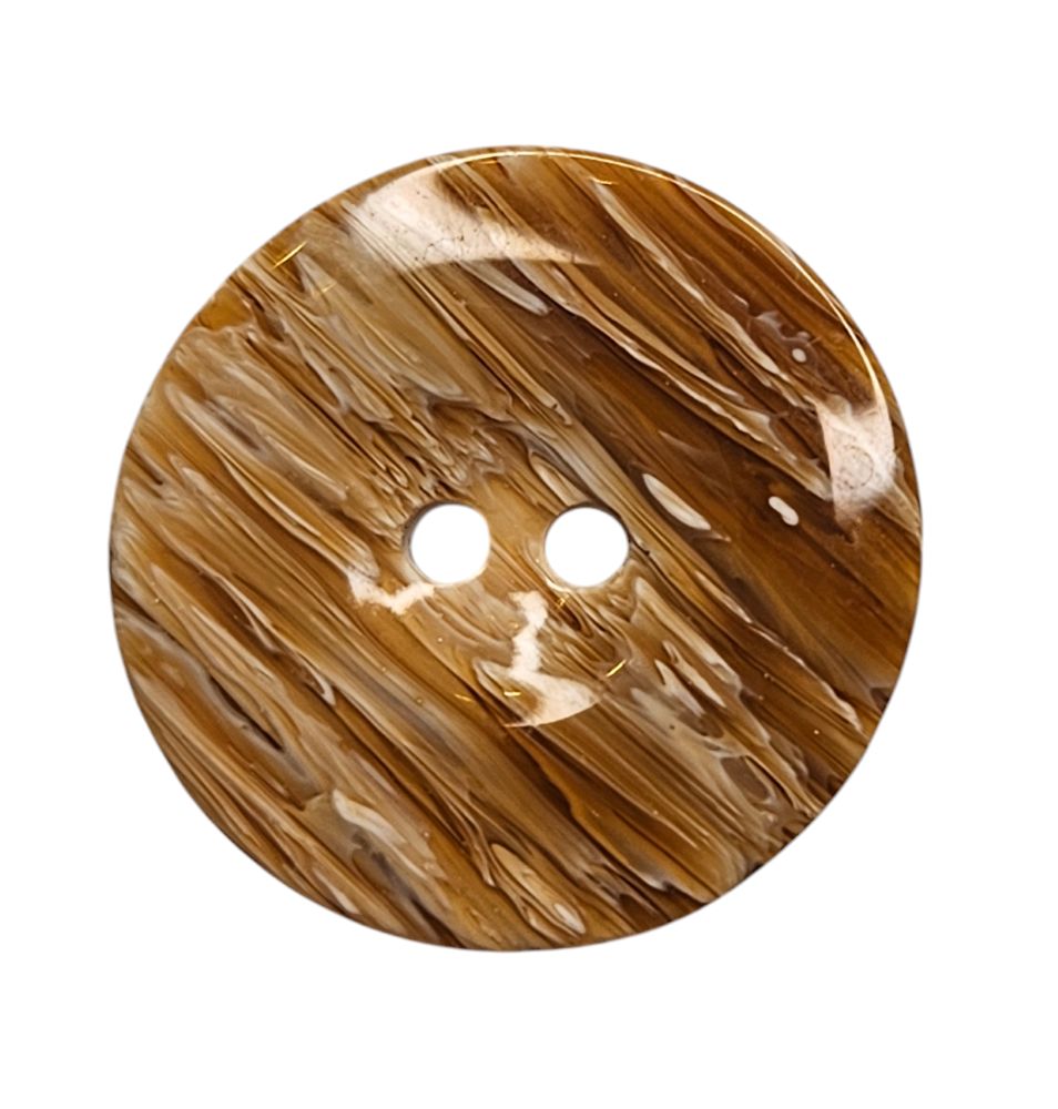 Knapp 2 hulls  18mm, Lys brun - Bilde 1