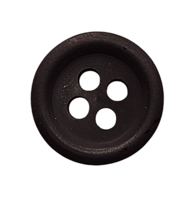 Knapp 4 hulls 9mm Sort - Bilde 1