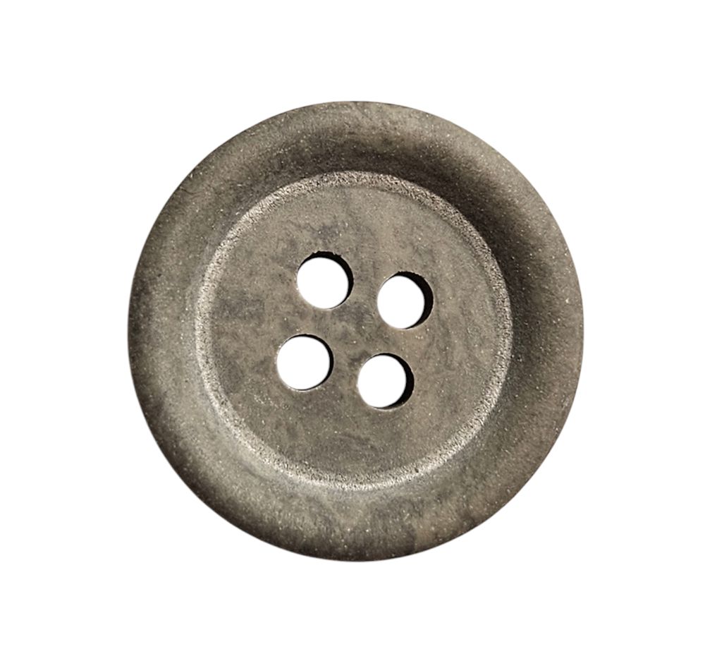 Knapp 4 hulls 18mm Grå - Bilde 1