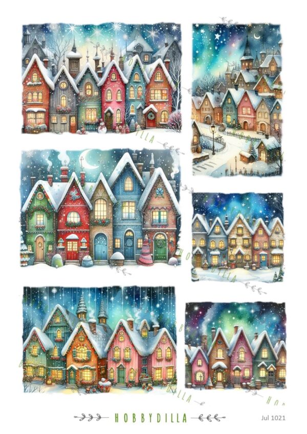 Motivark A4 Jul 1021 Rare vinterhus, natt M