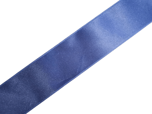 Satin Luxe Double Face 6mm Dyp blå