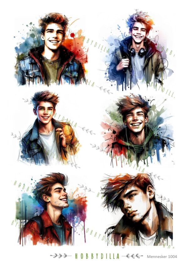 15177_image_d9bd64db1fc2ca7c.jpg Motivark Mennesker 1004 M Tøffe gutter