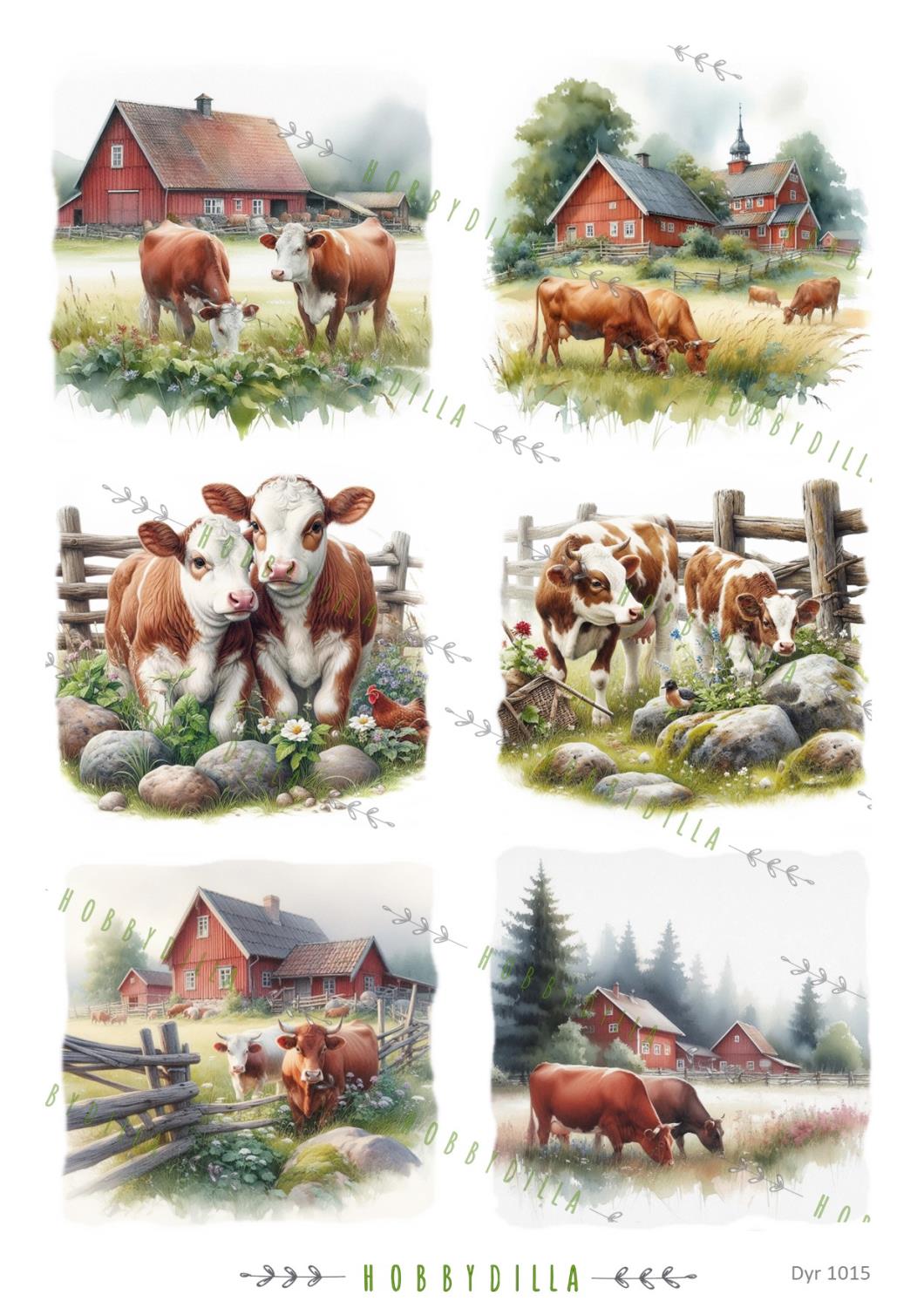 Motivark Dyr 1015 M Kuer - Bilde 1