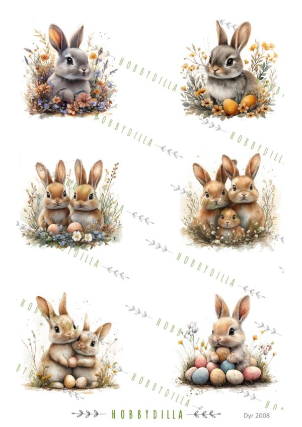 15262_image_315af17c96c740fa.jpg Rispapir Dyr 2008 Kaniner