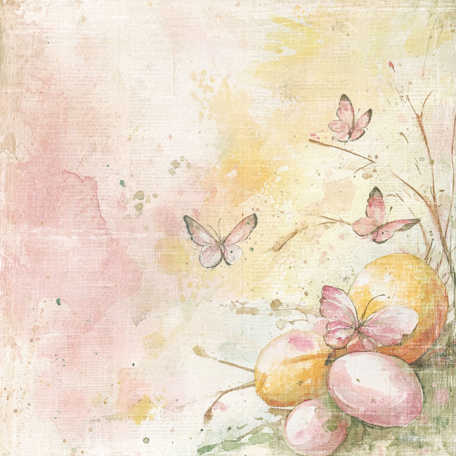 Reprint - Hello Easter Collection - Butterflies - Bilde 1