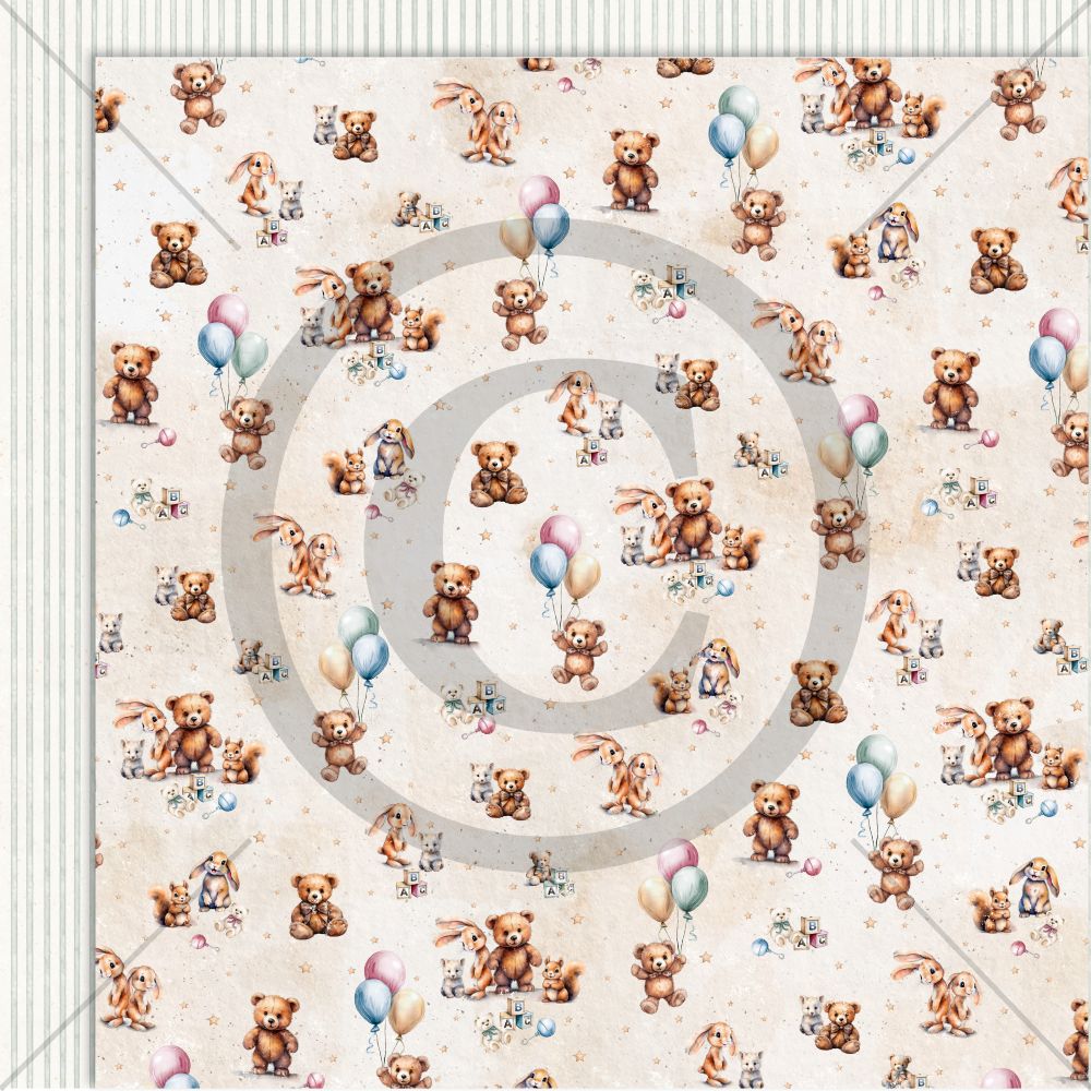 Papirdesign - Søte små venner - Bestevenner - Bilde 1