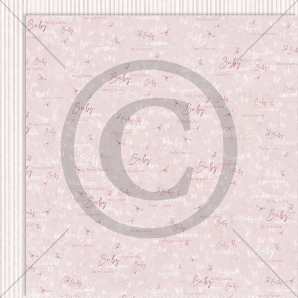 Papirdesign - Søte små venner - Vakreste babyjente