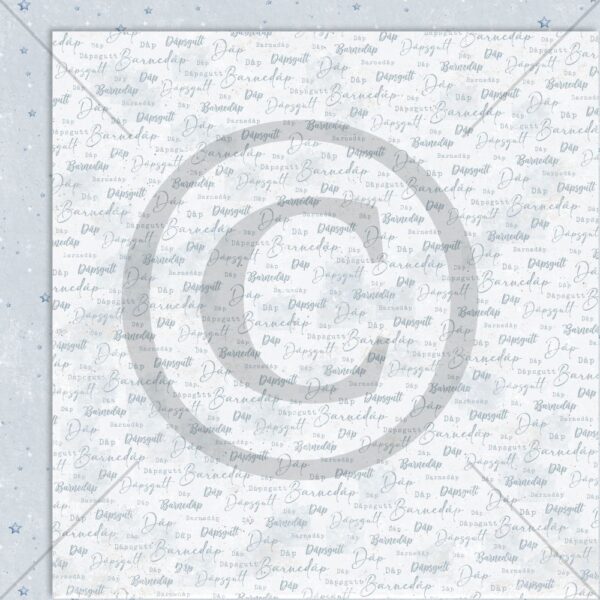 Papirdesign - Søte små venner - Nydelige dåpsgutt