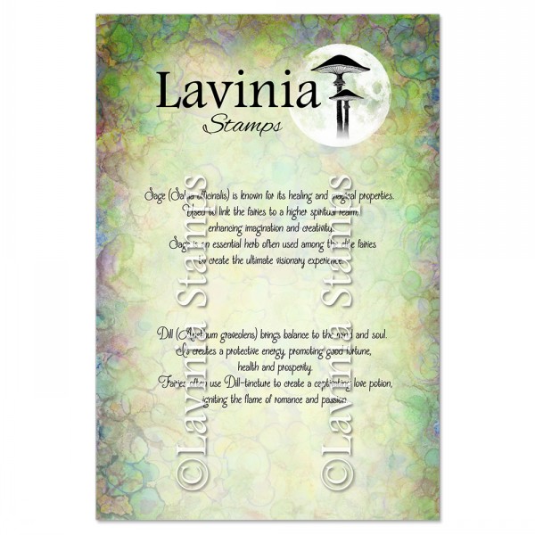15399_image_436a049dbb3c1190.jpg Lavinia Dill & Sage Words Stamp LAV940