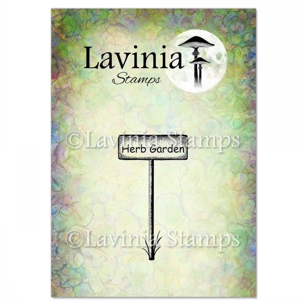 Lavinia Herb Garden Sign Stamp LAV941